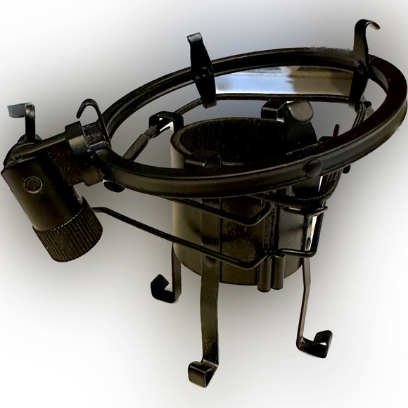 MICROPHONE SHOCK MOUNT CLIP NOISE ISOLATION STABILIZER ANTI-VIBRATION PODCAST - Picture 3 of 8